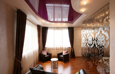 Многоуровневые натяжные потолки 3